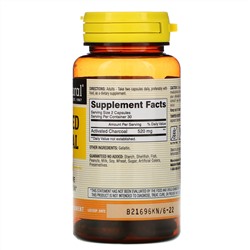 Mason Natural, активированный уголь, 60 капсул
