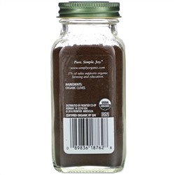 Simply Organic, Молотая гвоздика, 2,82 унций (80 г)