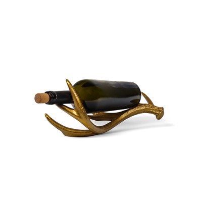 Подставка для бутылки «Рог», под бронзу с позолотой