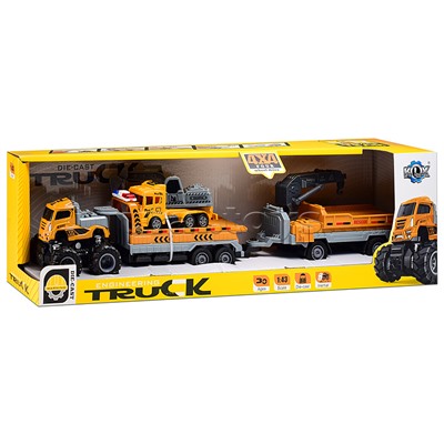 Машина "Прицеп с обратной тягой" 1:43 в коробке