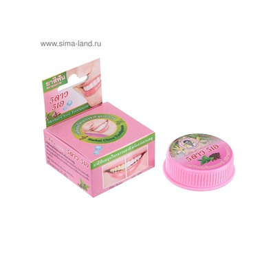 Зубная паста 5 Star Cosmetic с травами и гвоздикой, 25 г