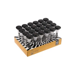 Садовый светильник «Рифлёный конус», уличный, на солнечной батарее, 1 LED, свечение белое