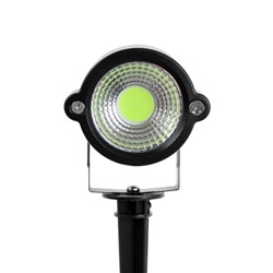 Светильник светодиодный грунтовый, 7 Вт, 630 лм, IP65, 220 В, зелёное свечение