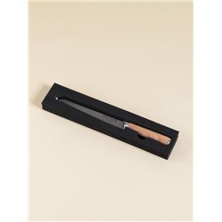 Нож кухонный хлебный SL Home «Калабрия», нержавеющая сталь, 20.5 см, бежевый