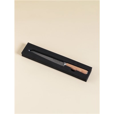 Нож кухонный хлебный SL Home «Калабрия», нержавеющая сталь, 20.5 см, бежевый