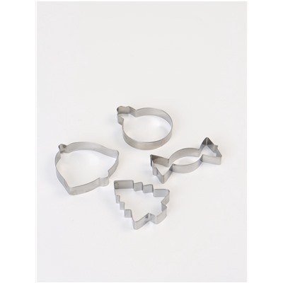 Формы для выпечки новогодние «Прянички», 4 шт.