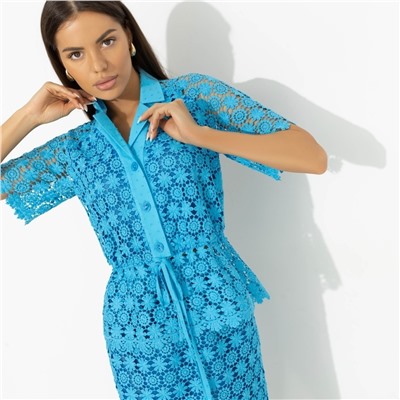 Костюм с юбкой из кружева на подкладе, Кружева и тайны