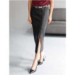 Юбка-карандаш из искусственной кожи