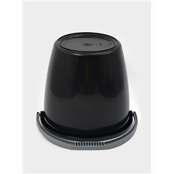 Ведро хозяйственное «Удачное.Эконом», 10 л, пластик, чёрное