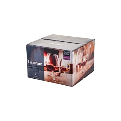 УЦЕНКА Набор бокалов для коньяка «Время дегустаций. Коньяк», 250 мл, 3 шт.