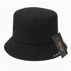 Панама детская «Классика» MINAKU, чёрная, размер 52 (3-5 лет)