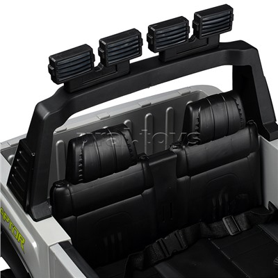 Электромобиль "Мощность скорости" на аккумуляторе, с р/у управлением, в коробке (серый)