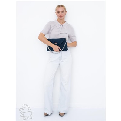 Сумка женская кожаная 98214-3MSS d.blue Velina Fabbiano-Safenta в Новосибирске