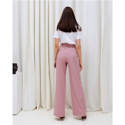 Брюки женские прямые MIST: Pants, размер 42, розовые