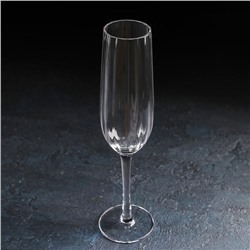 Бокал для шампанского «Селибритис», 180 мл, 7×24 см, стекло