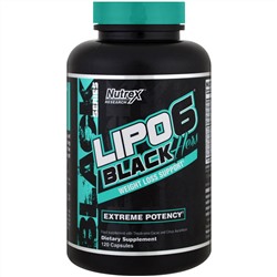 Nutrex Research, LIPO-6 Black Hers, для снижения веса, 120 капсул