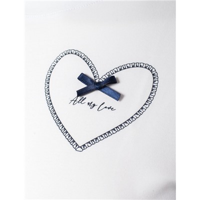 Футболка с принтом свободная эластичная из премиального хлопка