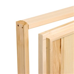 Дверь для бани и сауны «Эконом», размер коробки 160×70 см, липа, «Добропаровъ»