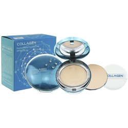 Пудра для лица Enough Collagen Premium Hydro Two Way Cake (камушки)