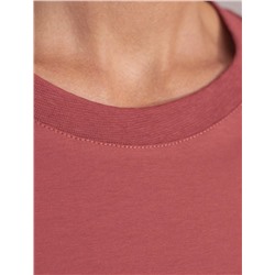 Свободная футболка из премиального хлопка с эластаном