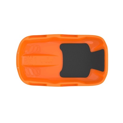 Санки с мягкой сидушкой «Комета», оранжевые 74×43 см