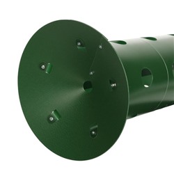 Клумба вертикальная «Цветочная колонна», d=17 см, высота бортика 70 см, зелёная