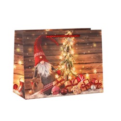 Пакет подарочный 18х24х8.5 / 362-61-S /уп 12/720/ микс Новый год