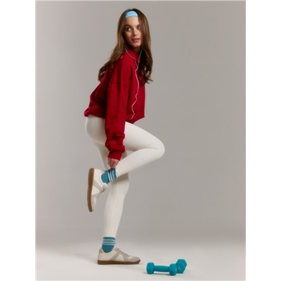 Легинсы спортивные женские MINAKU, белые, размер 48