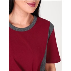 Фитноплюс - футболка бордовый