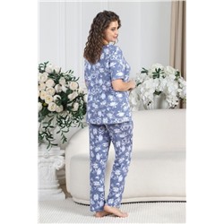 Пижама Фрезия-2 (Индиго)