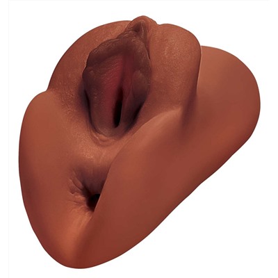 Коричневый мастурбатор Perfect Pussy Double Stroker