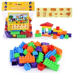 Игрушка-конструктор детский, набор "Домик Друзей", 100 деталей