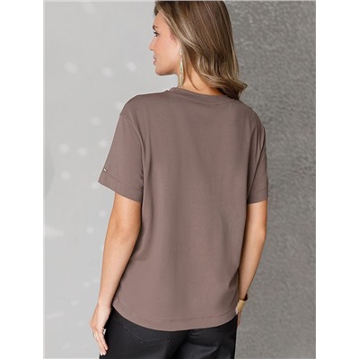 VILATTE Футболка D49.124