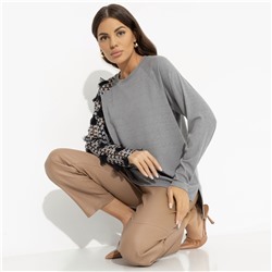 Свитшот с акцентным декором, Модная хроника (new)