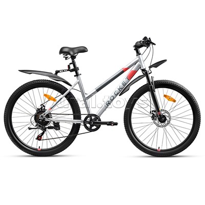 Велосипед 26" Rocket Vela 2.0, цвет серый, размер 17"