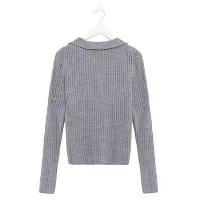 Джемпер с V-горловиной женский MIST, размер 40-42, серый