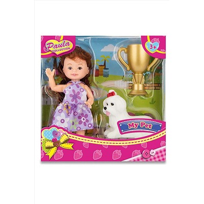Игровой набор "Paula. С питомцем", с болонкой Игрушки разных брендов, 267857