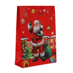 Пакет подарочный Новый год 55x40x13см / 451XL /уп 12/240/микс/128г/м2
