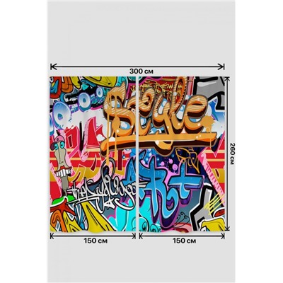 Фотошторы 10807 (Надписи)