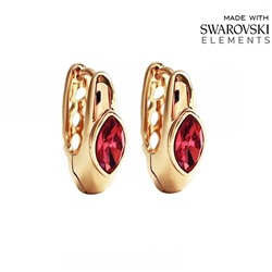 Серьги с кристаллами Swarovski