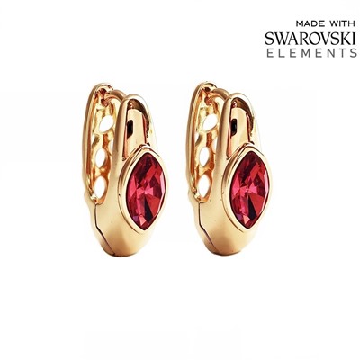 Серьги с кристаллами Swarovski