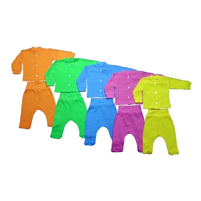 Комплект (кофточка и ползунки короткие Евро на поясе) (ИР6001)