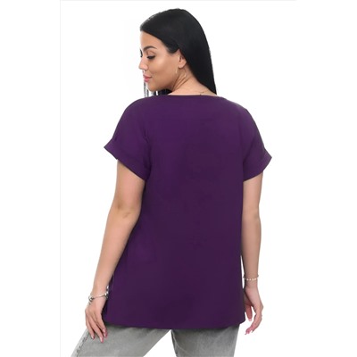 Футболка с отворотами и надписью "Ведьмы не стареют". Арт. 720 НАТАЛИ, 1202183