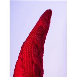 Фигура «Гном в красном» 55 см, текстиль, 1 LED, от батареек AG13×3, свечение тёплое белое