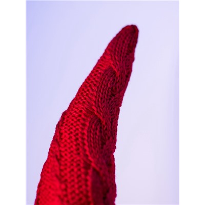 Фигура «Гном в красном» 55 см, текстиль, 1 LED, от батареек AG13×3, свечение тёплое белое