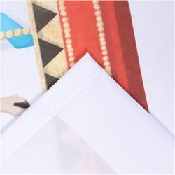 Комплект штор для кухни с подхватами «Этель. Щелкунчик», 2 шт., белые, 145×180 см