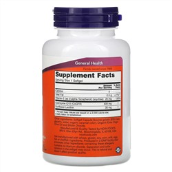 Now Foods, коэнзим Q10, 400 мг, 60 капсул