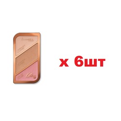Rimmel Палетка для контурирования лица Kate Sculpting 18,5г 001 6шт