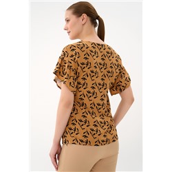 Блузка Кимоно (карамель)