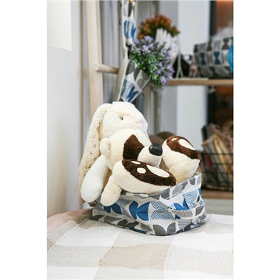 Корзинка для хранения с ручками Доляна «Песок», 23.5×17×12 см, цвет голубой